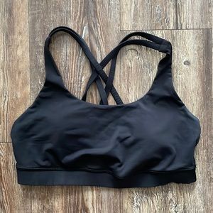 Lululemon Black Energy Bra Size 6